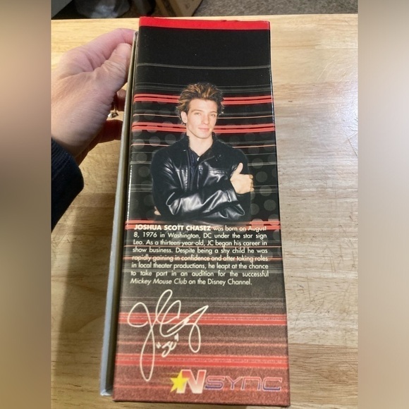 NSync JC Chasez Bobble head in original box. 2001. Best Buy exclusive - Picture 2 of 4